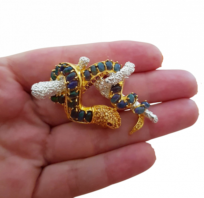 Brosa argint opal [3]