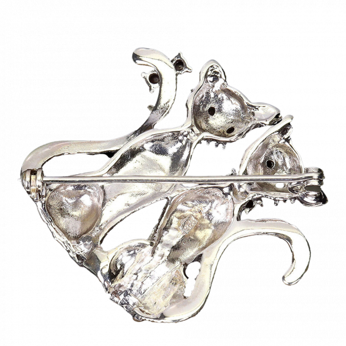 Brosa argint rubin marcasite [2]