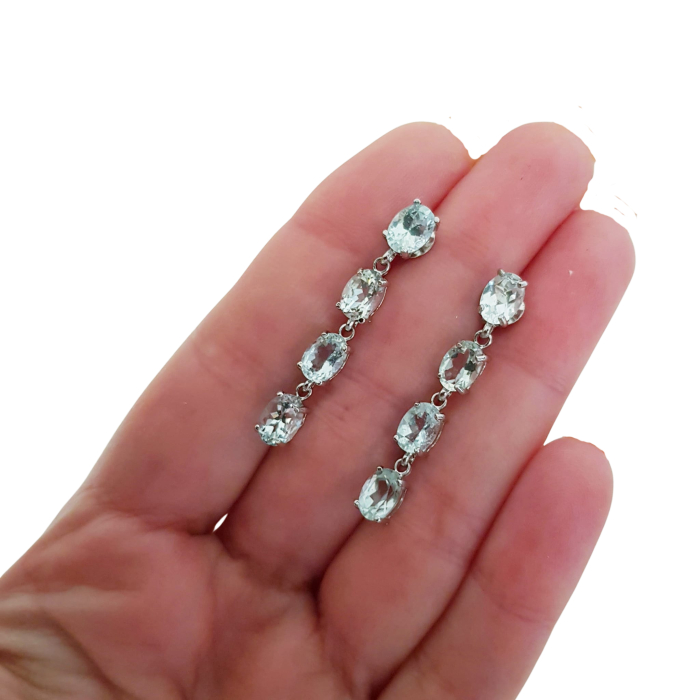 Cercei agrint acvamarin [3]