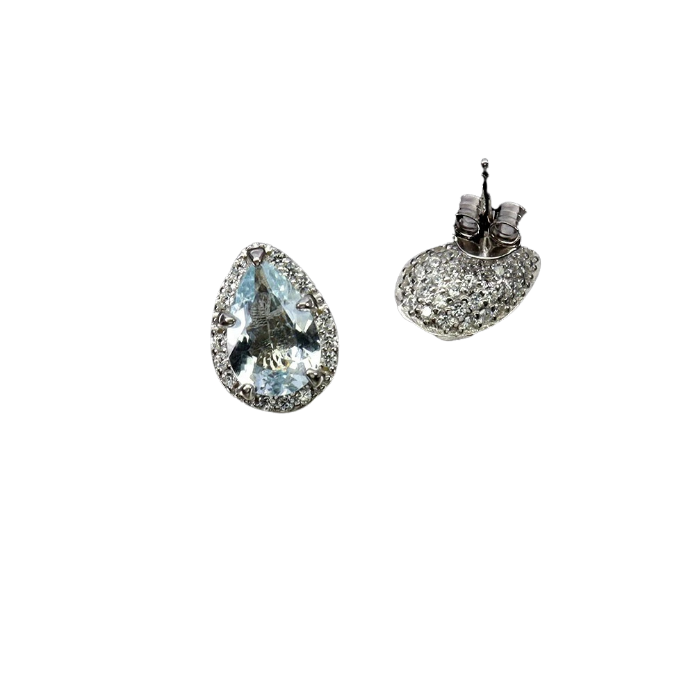 Cercei argint acvamarin [2]