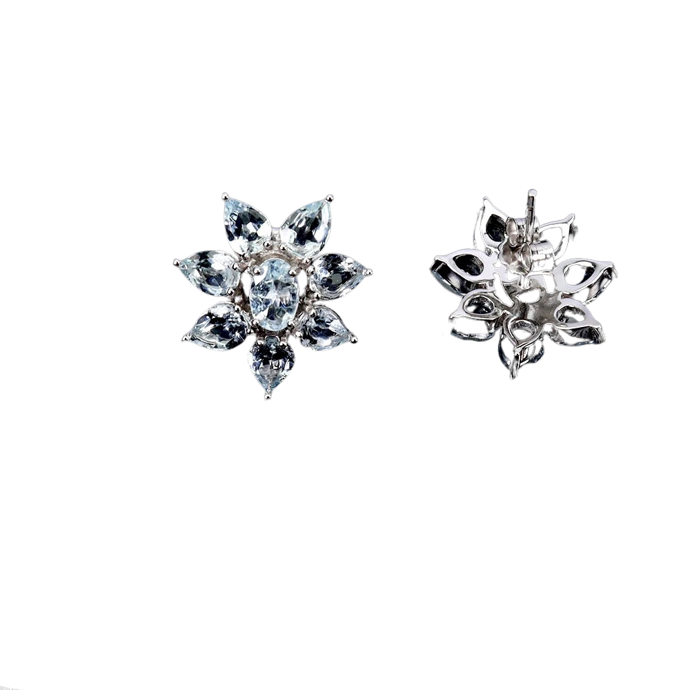 Cercei argint acvamarin [2]