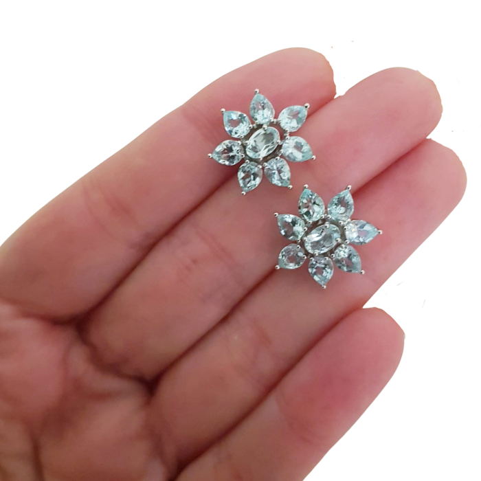 Cercei argint acvamarin [3]