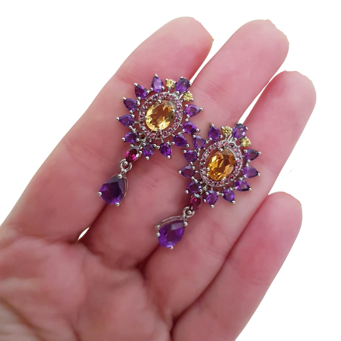 Cercei argint ametist [3]