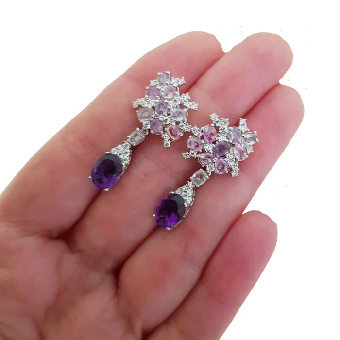 Cercei argint ametist [3]