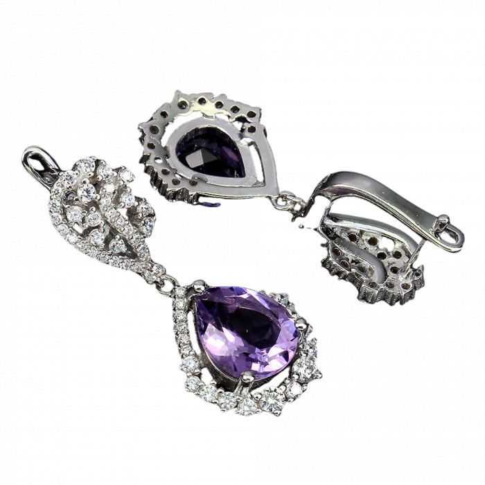 Cercei argint ametist [2]