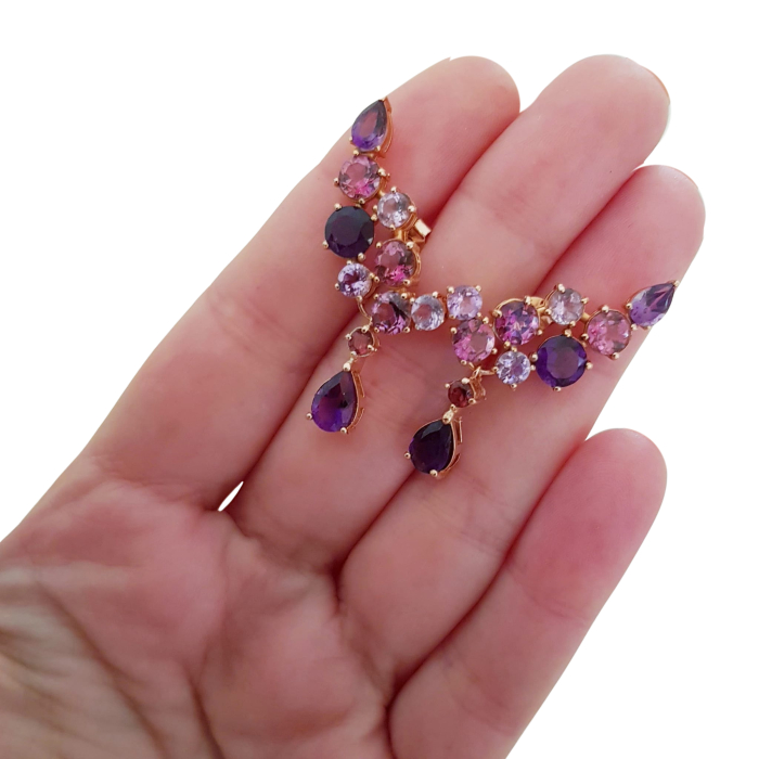 Cercei argint ametist [3]