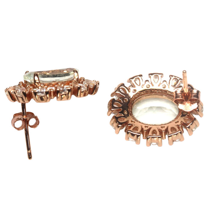 Cercei argint ametist verde [2]