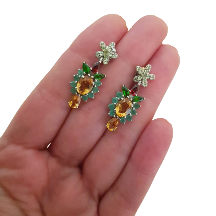 Cercei argint citrin [3]