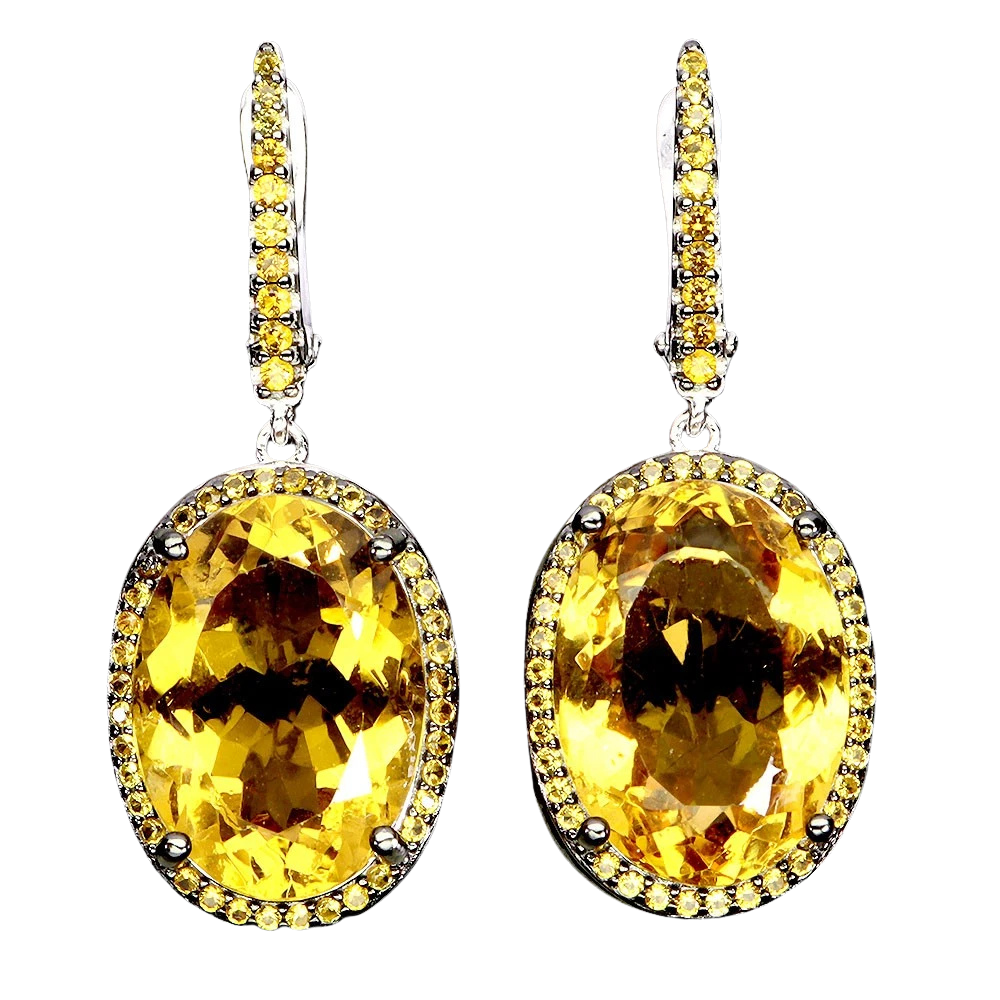 Cercei argint citrin [1]