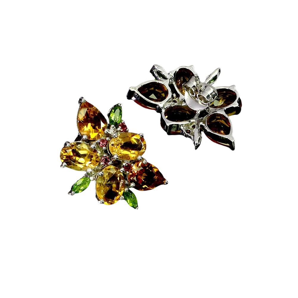 Cercei argint citrin [2]