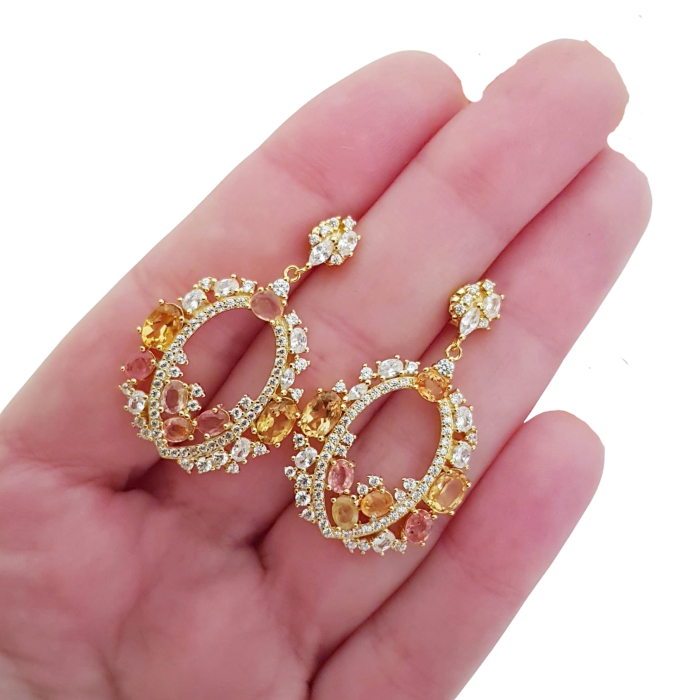 Cercei argint citrin [4]