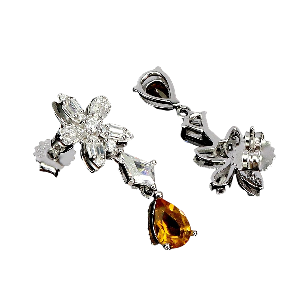 Cercei argint citrin [2]