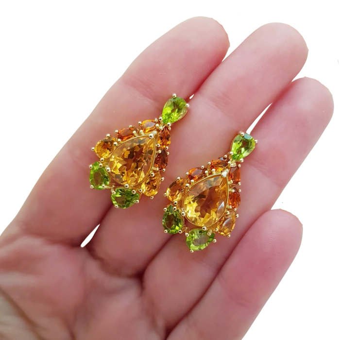 Cercei aregint citrin [3]