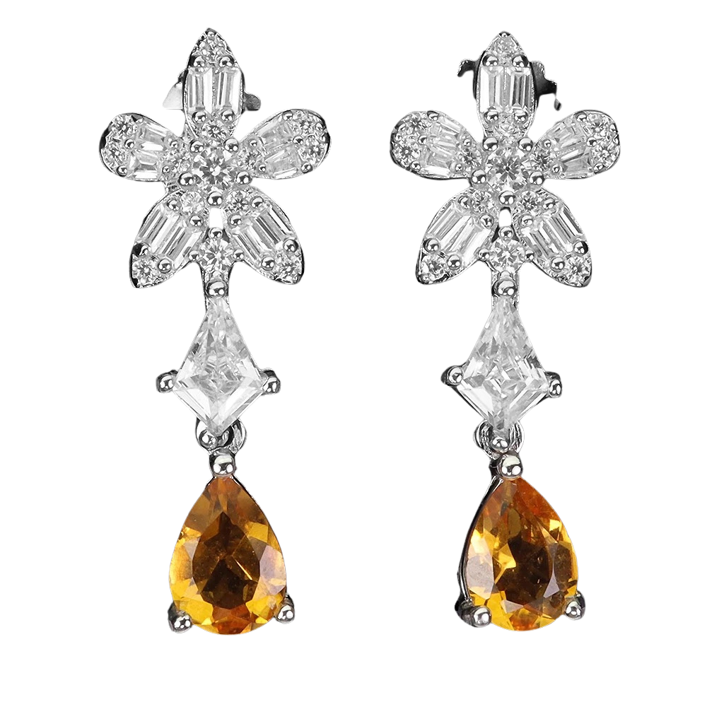 Cercei argint citrin [1]