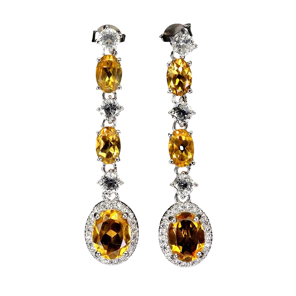 Cercei argint citrin [1]