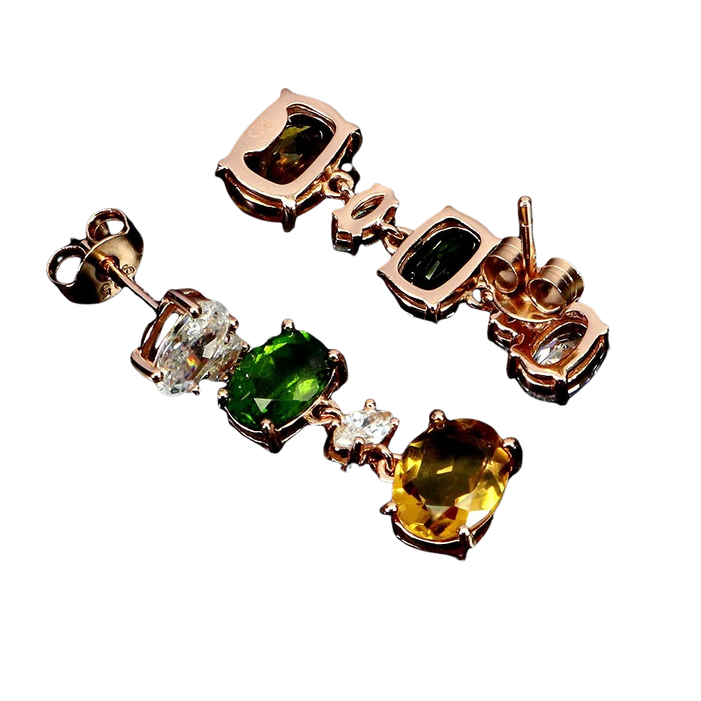 Cercei argint citrin [2]