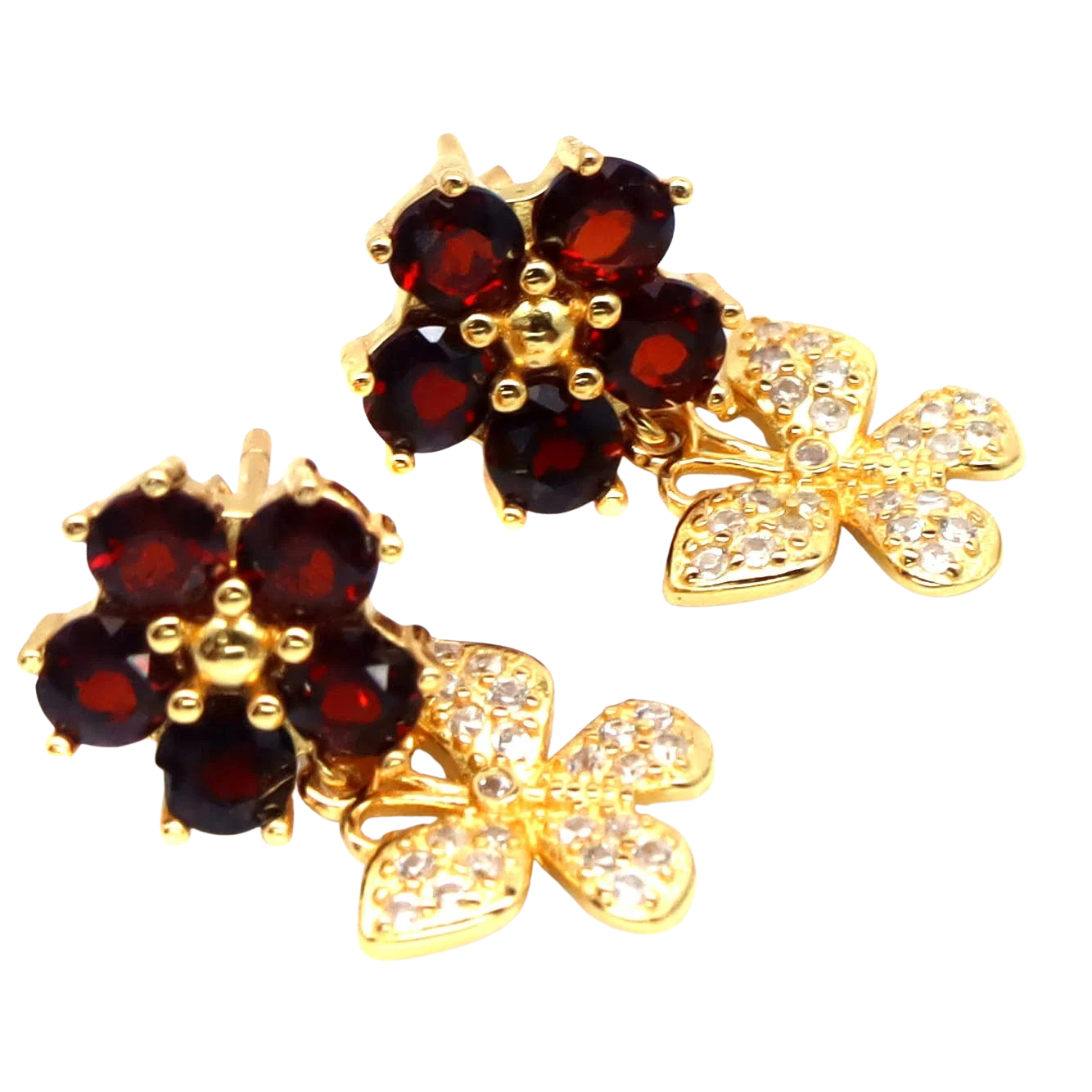 Cercei argint granat [3]