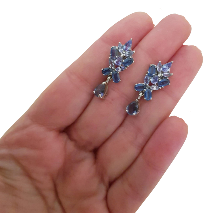 Cercei argint kyanit [3]