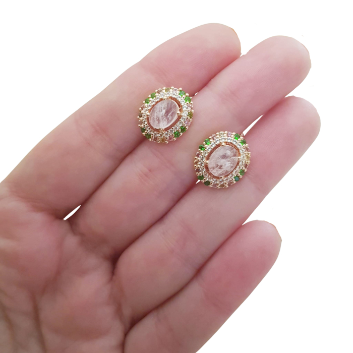 Cercei argint morganit [3]