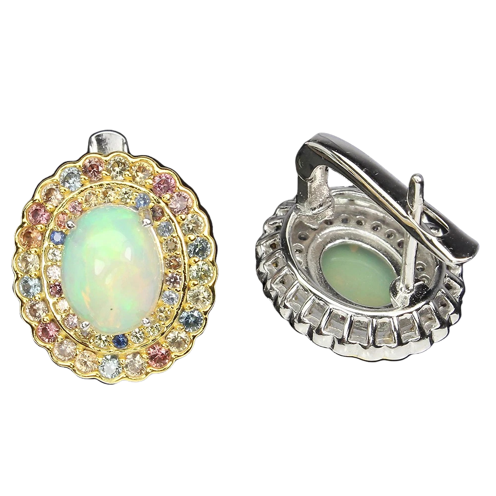 Cercei argint opal [3]