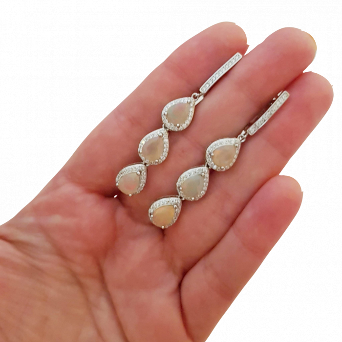 Cercei argint opal [3]
