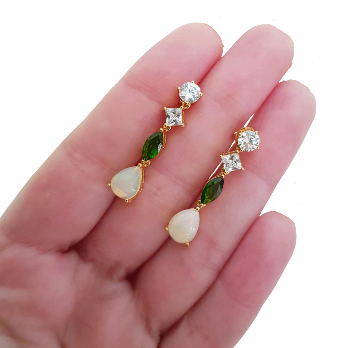 Cercei argint opal [3]