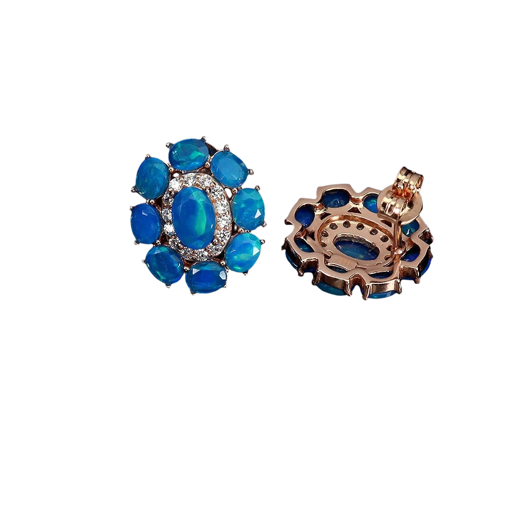 Cercei argint opal [2]