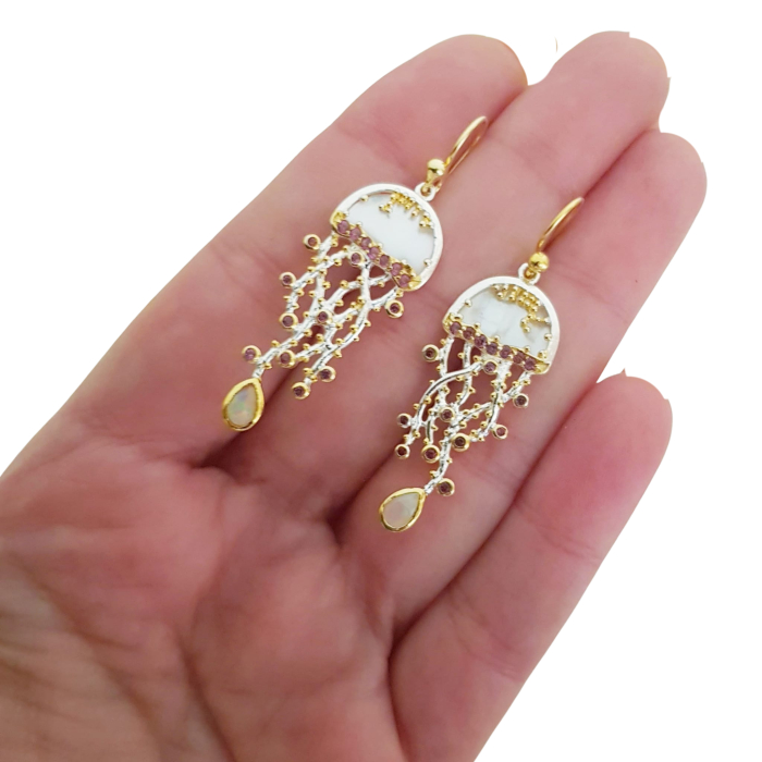 Cercei argint opal [3]