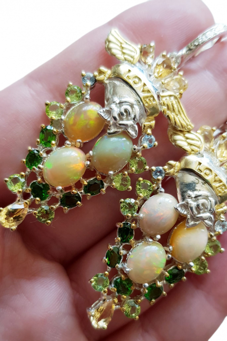 Cercei argint opal [3]
