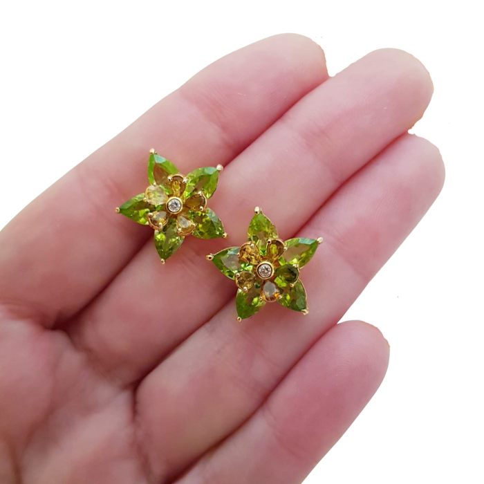 Cercei argint peridot [3]