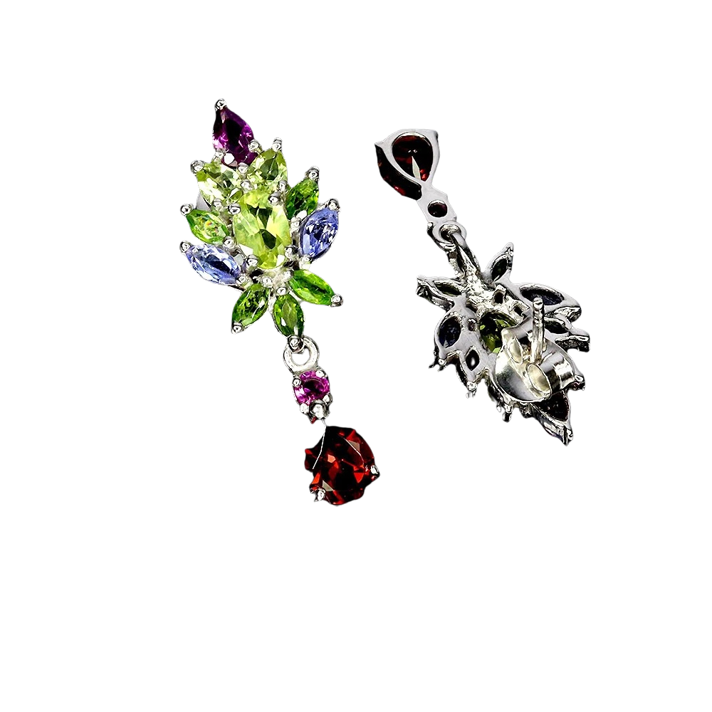 Cercei argint peridot [2]