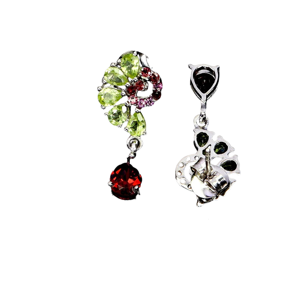 Cercei argint peridot [2]