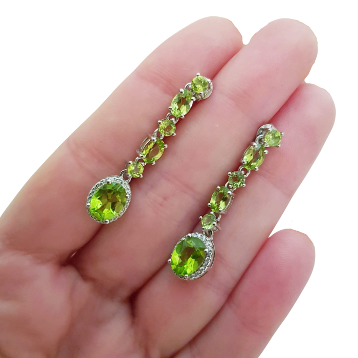 Cercei argint peridot [3]