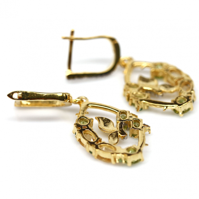 Cercei argint peridot C1853 [3]
