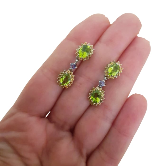 Cercei argint peridot [3]