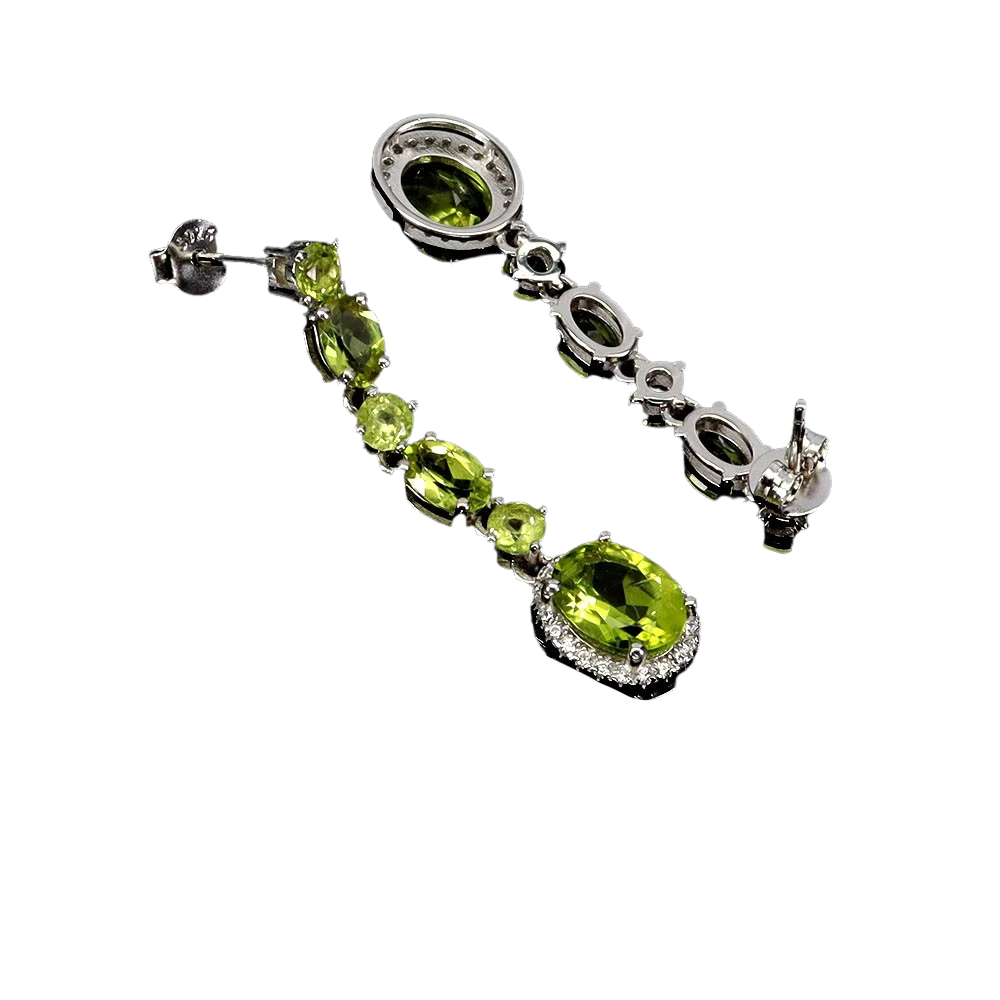 Cercei argint peridot [2]