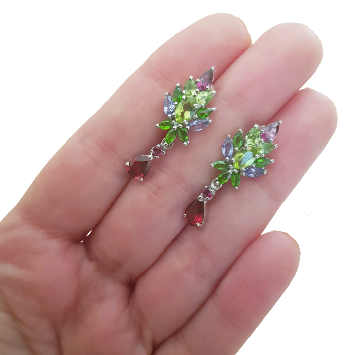 Cercei argint peridot [3]