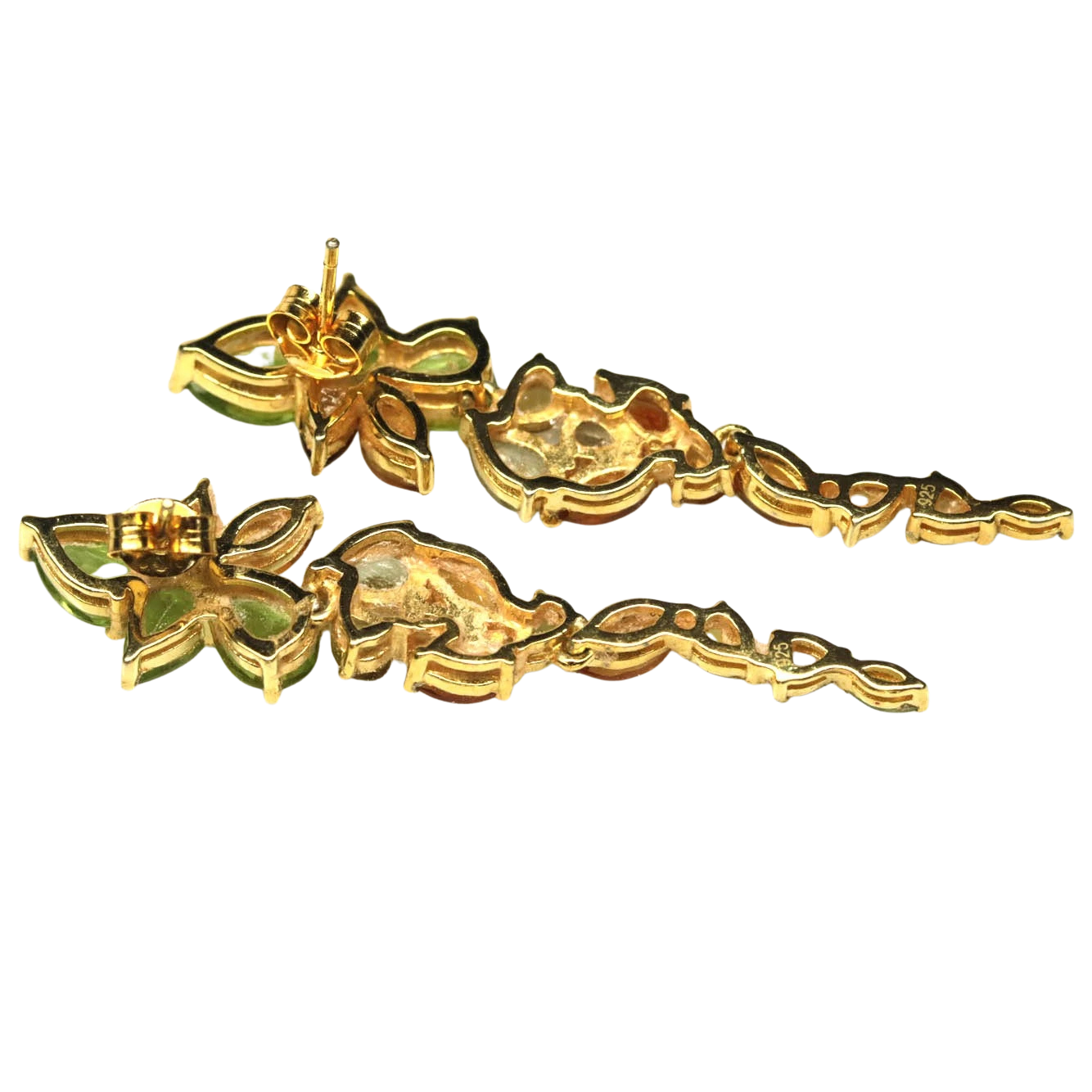 Cercei argint peridot [2]