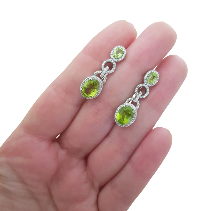 Cercei argint peridot [3]