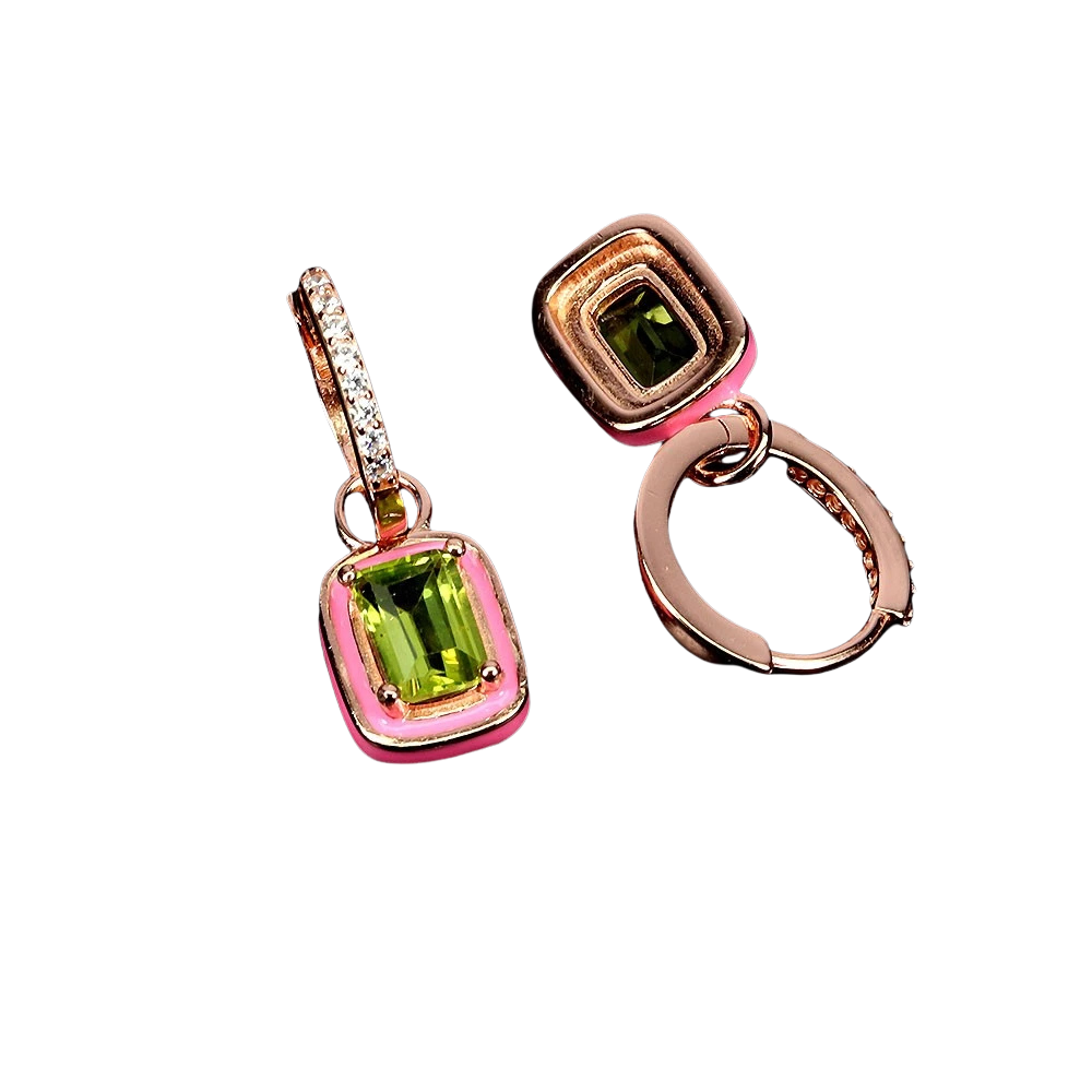 Cercei argint peridot [2]