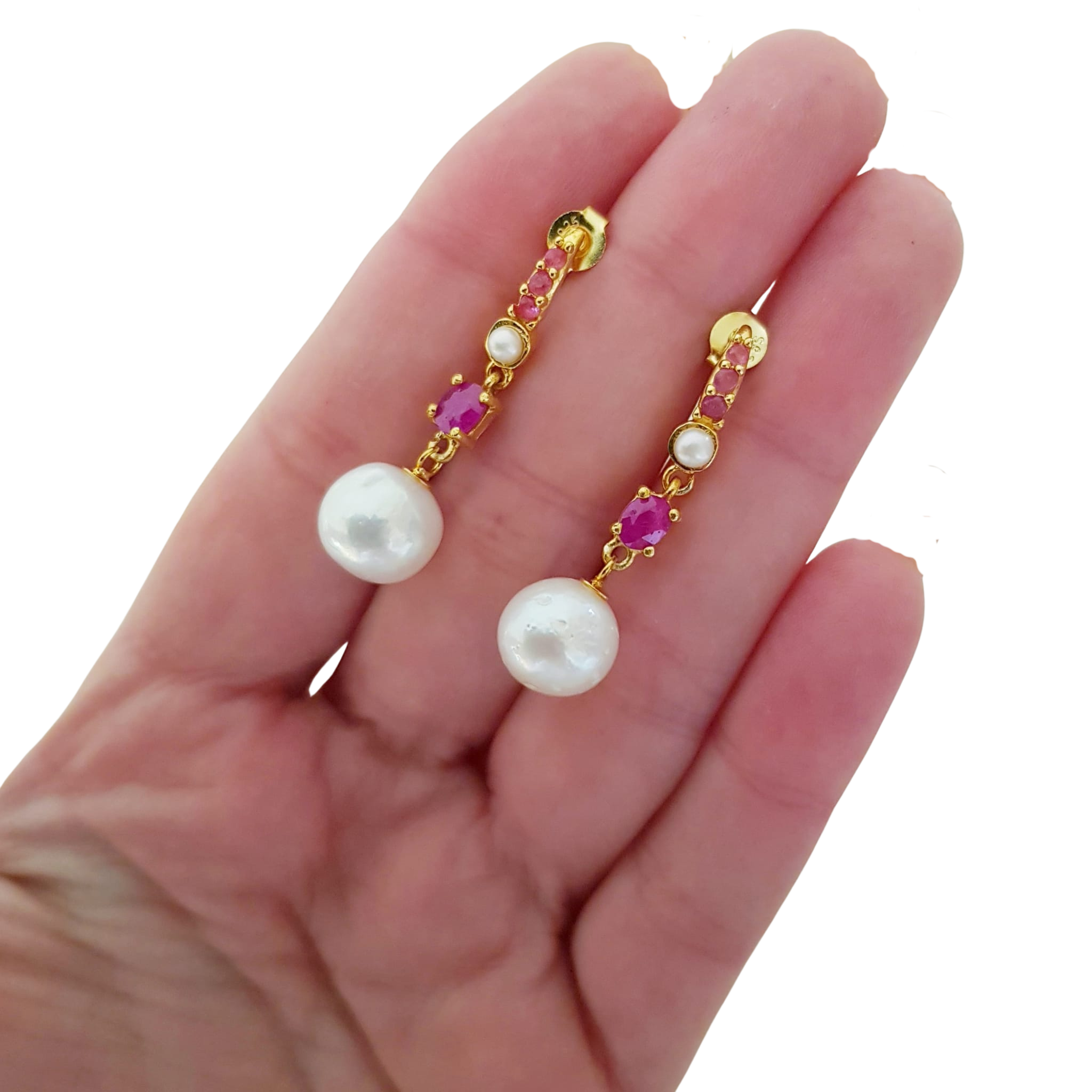 Cercei argint safir [3]