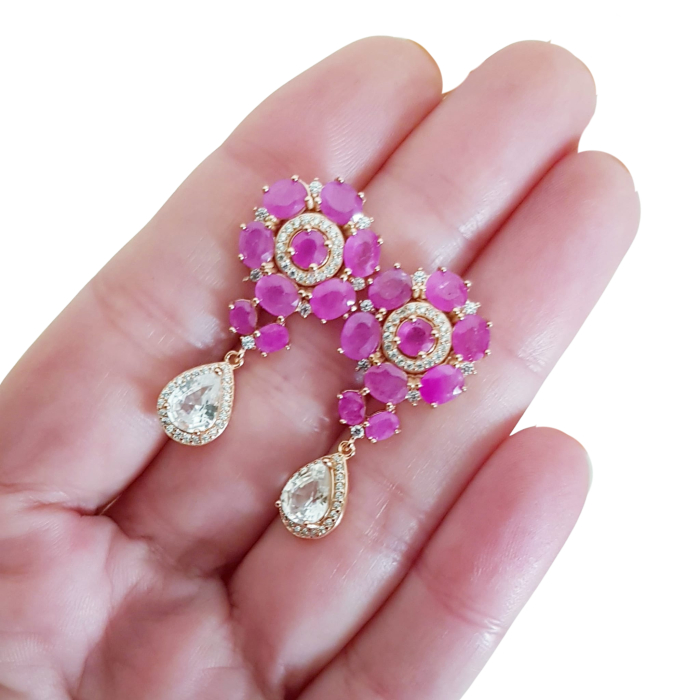 Cercei argint rubin [4]