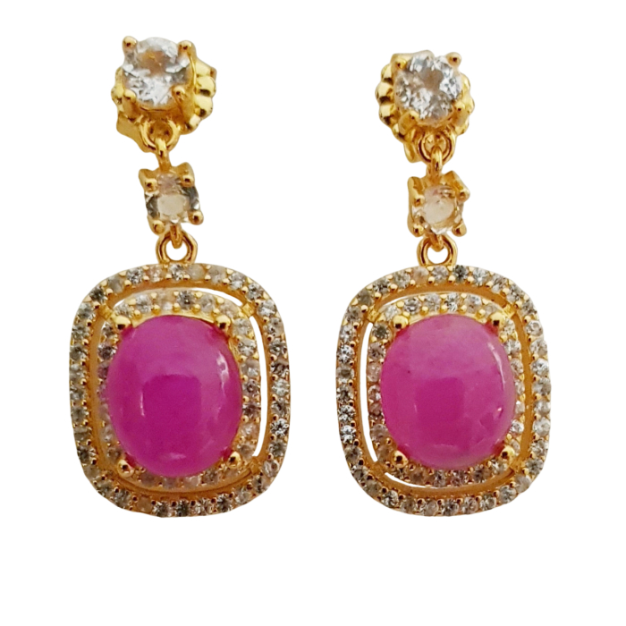 Cercei argint rubin [1]