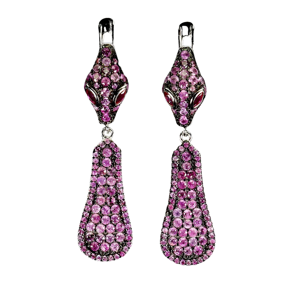 Cercei argint rubin [1]