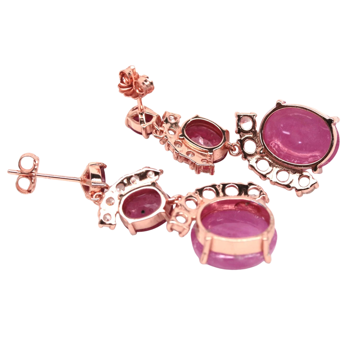 Cercei argint rubin [3]