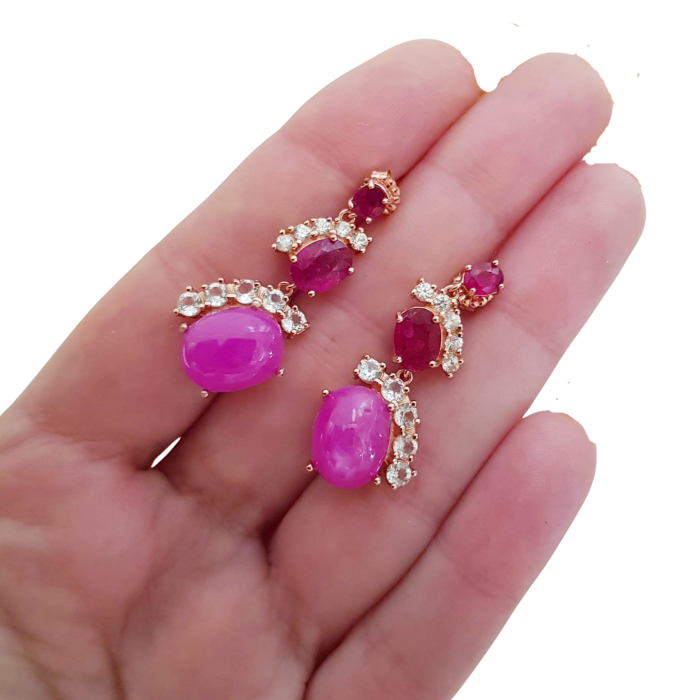 Cercei argint rubin [4]