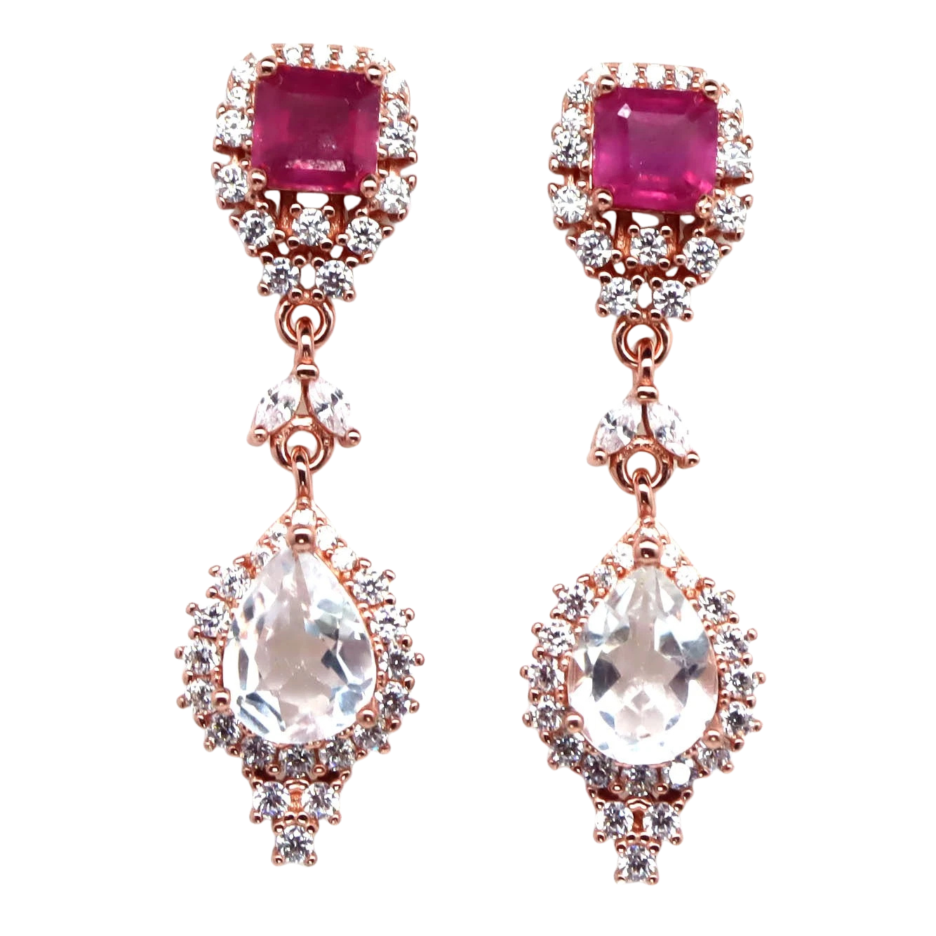 Cercei argint rubin [1]