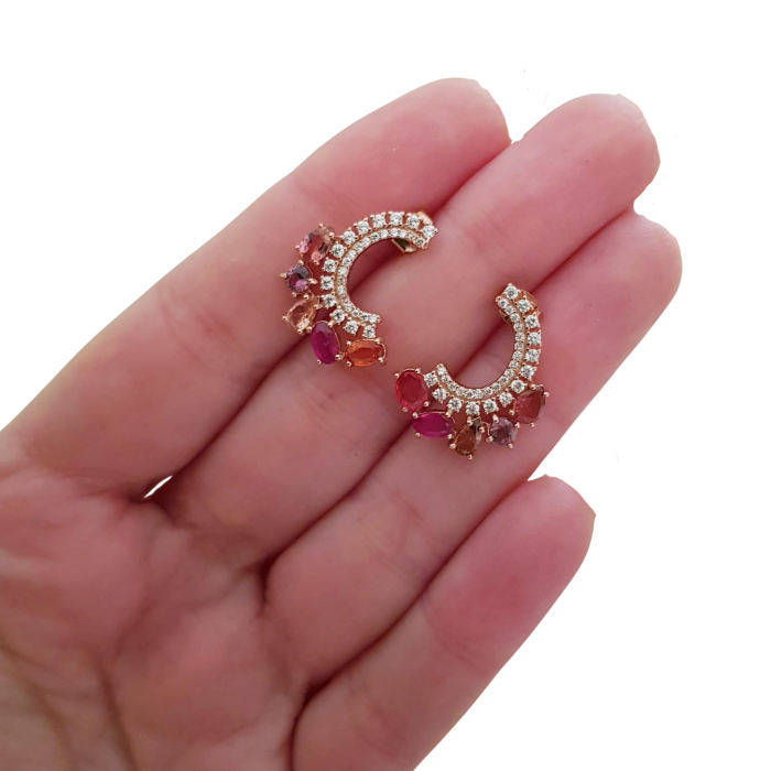Cercei argint safir [3]