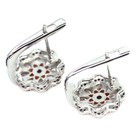 Cercei argint safir [2]