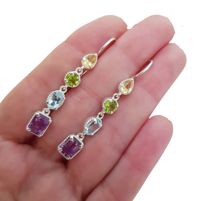 Cercei argint semipretioase [3]